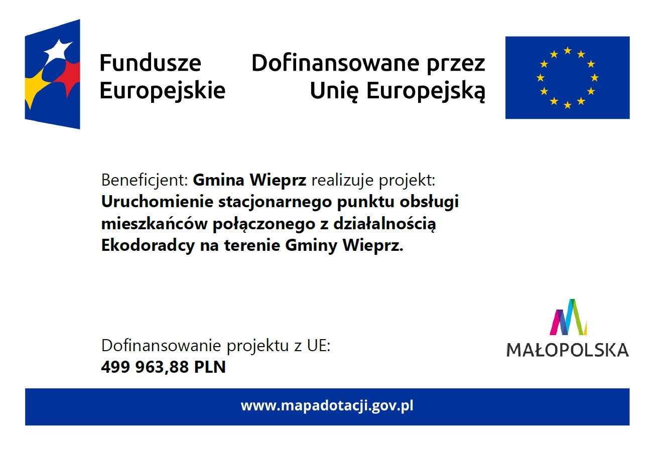 Rozpoczęcie pracy Ekodoradcy w Urzędzie Gminy w Wieprzu