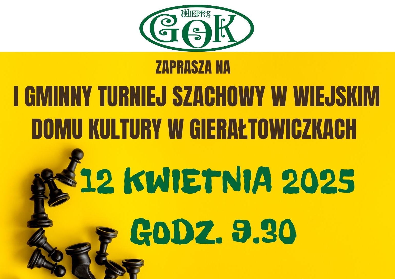 Gminny Turniej Szachowy w Gierałtowiczkach